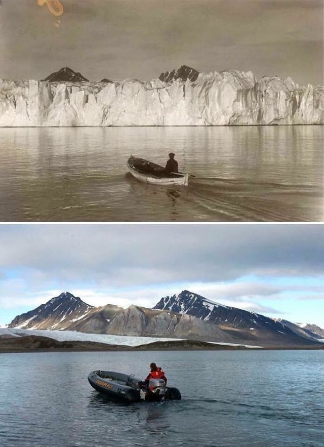 Arktik prije 103 godine i danas
