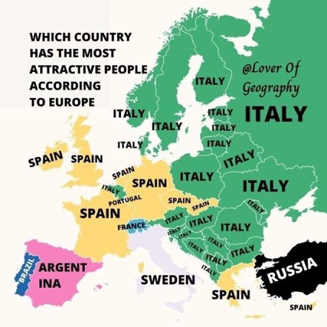 Što Europljani misle o najatraktivnijim narodima: