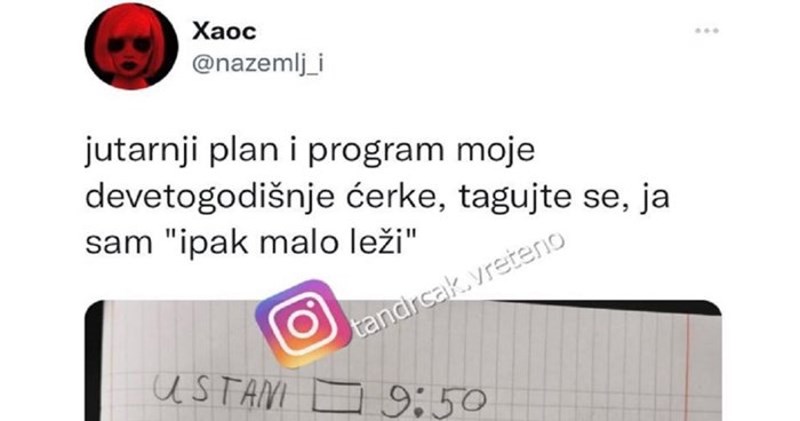 Jedan tata podijelio je jutarnji raspored svoje kćerke- em će vas nasmijati, em će vas oduševiti!