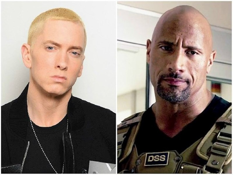Eminem i Dwayne Johnson