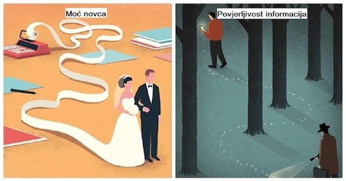 16 ironičnih ilustracija o modernom svijetu koje će vam ostaviti gorak okus u ustima