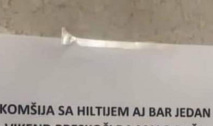 Tip je preuređivao stan i bučio pa su mu susjedi ostavili dobronamjernu, ali urnebesnu molbu. Hit je