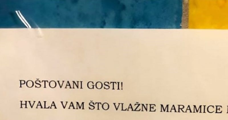 Obavijest u wc-u jednog kafića širi se regijom, za sve je kriv urnebesan prijevod