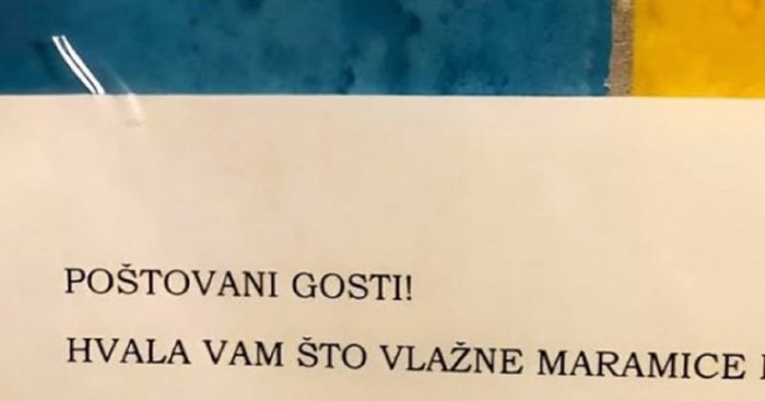 Obavijest u wc-u jednog kafića širi se regijom, za sve je kriv urnebesan prijevod