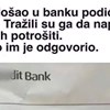 Balkanca su u banci tražili da otkrije na što će potrošiti novce, njegov odgovor hit je u regiji