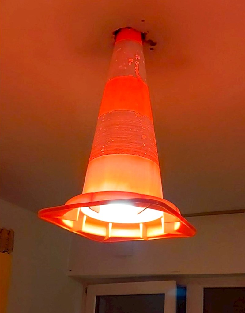 Nisam imao za luster, pa sam ga sam napravio