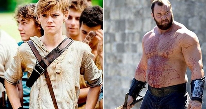 Thomas Brodie-Sangster i Hafthór Júlíus Björnsson