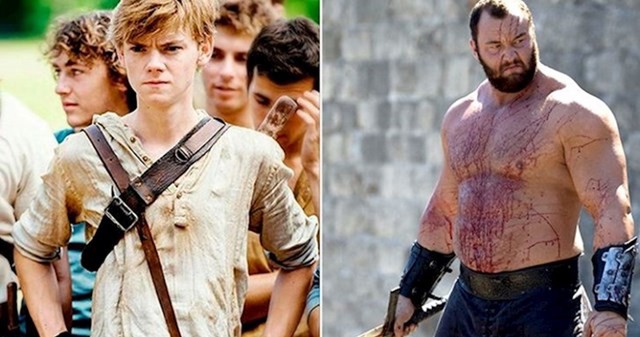Thomas Brodie-Sangster i Hafthór Júlíus Björnsson