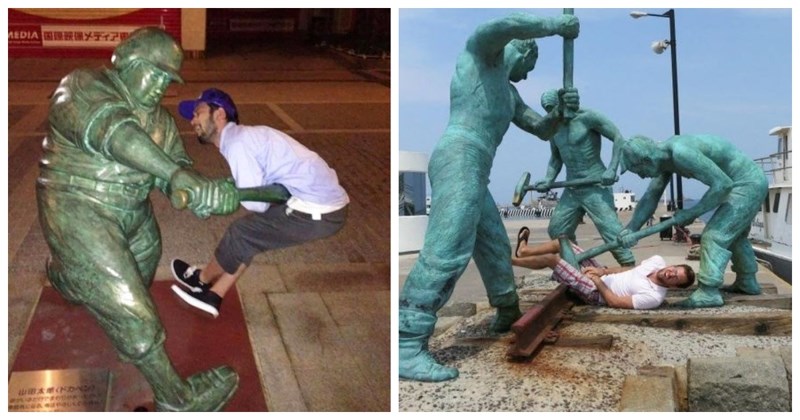 Ljudi se fotkaju sa spomenicima u najurnebesnijim pozama, donosimo 19 prejakih primjera