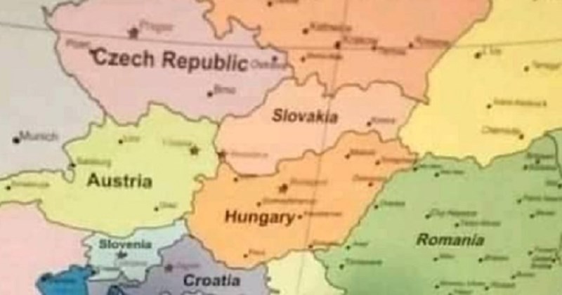 Širi se urnebesna karta fotkana u Danskoj, morate vidjeti kako su nazvali Srbiju