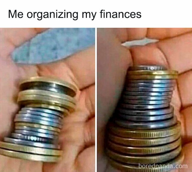 Ja, kada organiziram svoje financije