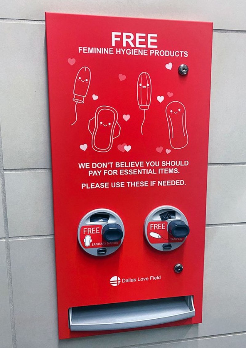Zračna luka u Dallasu nudi besplatne proizvode za žensku higijenu