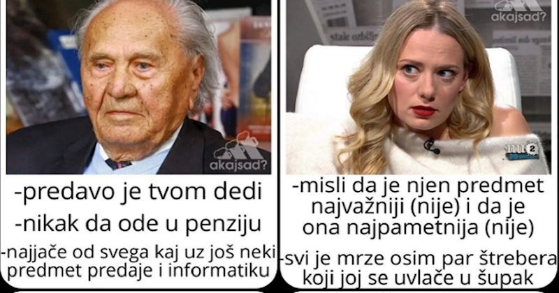 Fora o 6 tipova profesora koji postoje u baš svakoj školi hit je na Fejsu, ovo je totalna istina