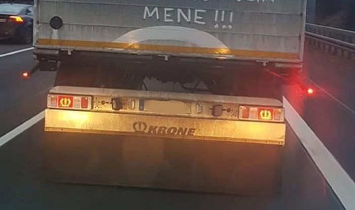 Na cesti u Njemačkoj netko je fotkao urnebesan natpis na kamionu, vozač je sigurno Balkanac!