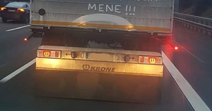 Na cesti u Njemačkoj netko je fotkao urnebesan natpis na kamionu, vozač je sigurno Balkanac!