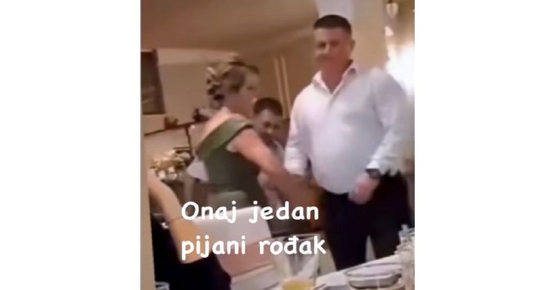 Snimka onog jednog pijanog rođaka na svadbi nasmijala je ekipu na Fejsu- uvijek rade ovu jednu stvar