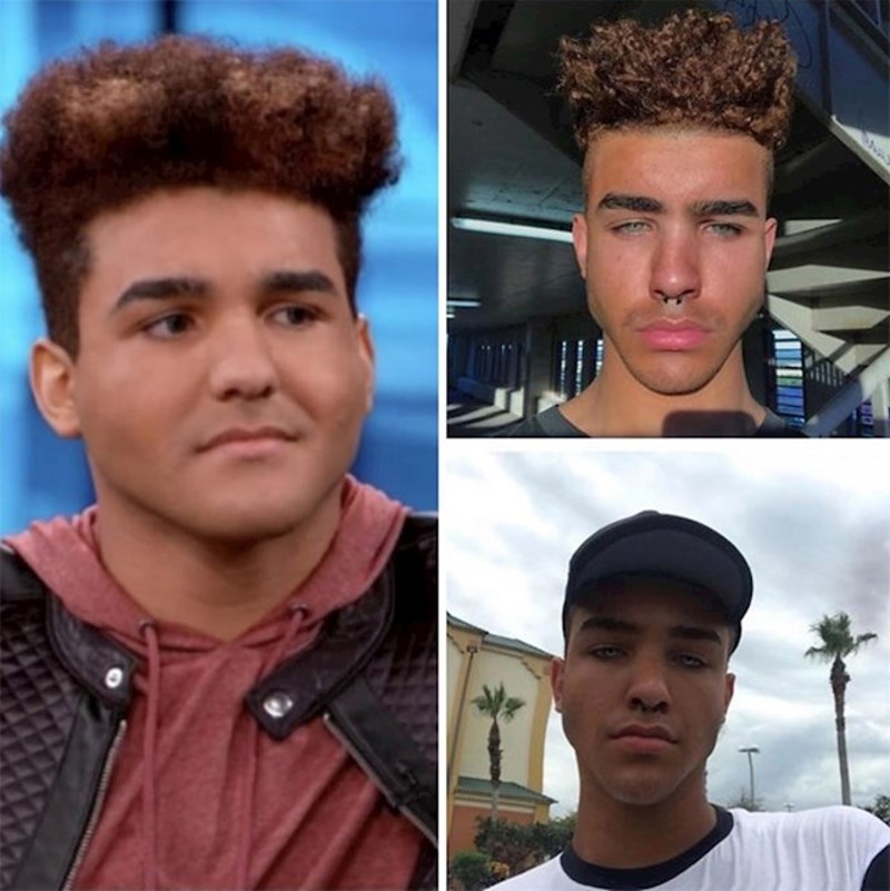 Desno su fotke s Instagrama, lijevo je fotka gostovanja u jednom TV showu