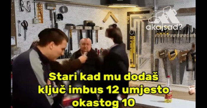 Fora o traumi iz djetinjstva, kada pomažeš starome dodavanjem alata, nasmijala je Fejs. Urnebesna je