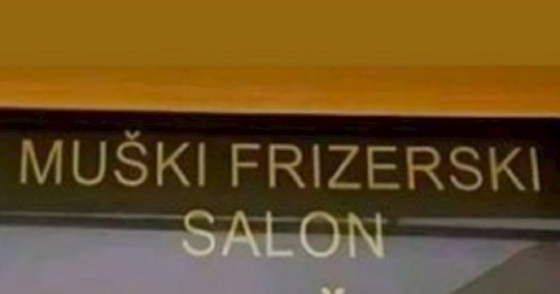 Genijalno ime frizerskog salona iz Niša hit je u regiji, čim pogledate bit će vam jasno zašto