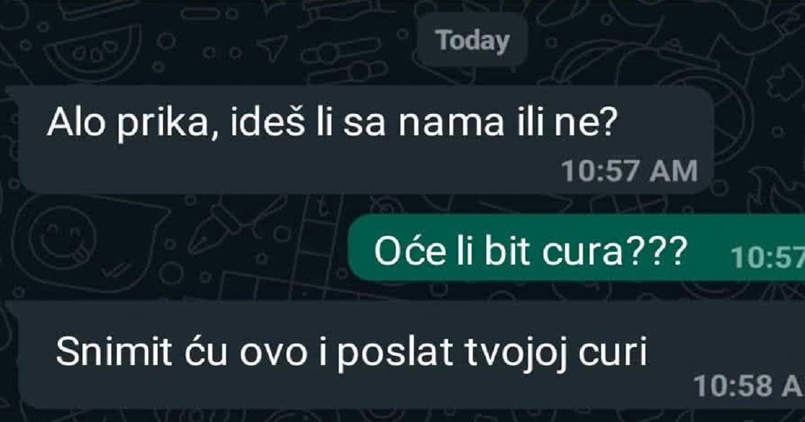 Lik poslao poruku pa shvatio da je u sekundi zapečatio svoju sudbinu, morate vidjeti ovo izvlačenje