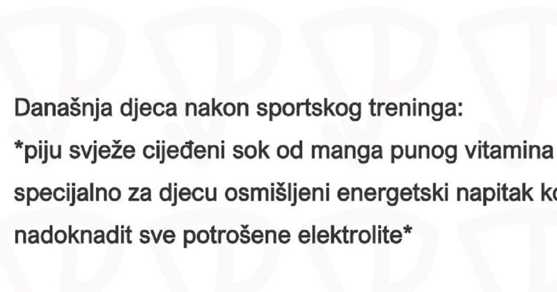 Fora o tretmanu današnje djece i svih prethodnih generacija šera se Fejsom, malo je zabrinjavajuća