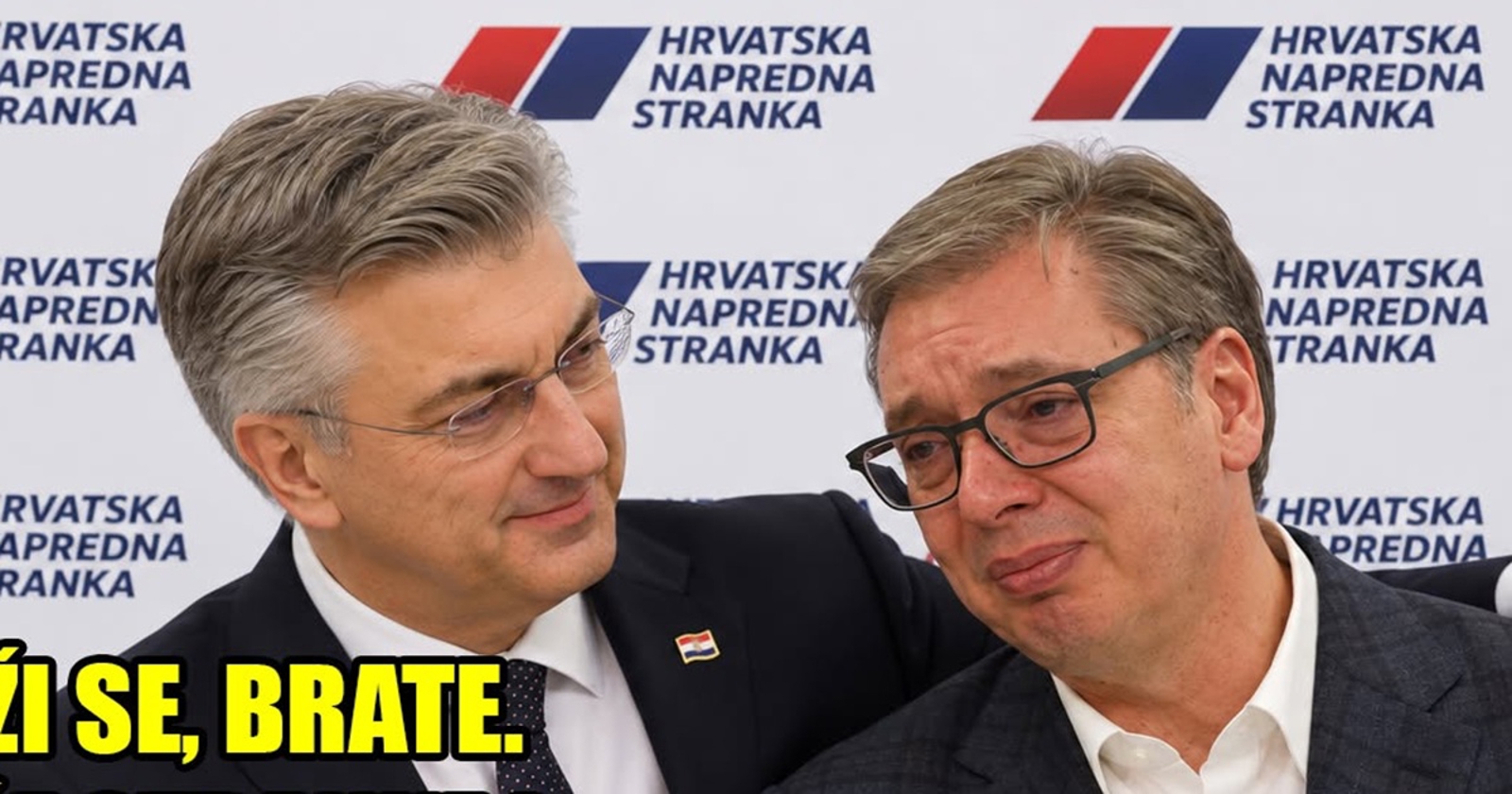 Fore o problemima Vučića i Plenkovića zapalile su društvene mreže, svi u regiji plaču od smijeha