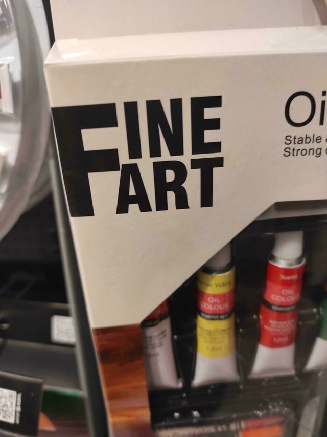 "Fine Fart" boje