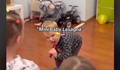 Zvijezda je rođena: Mališan iz Splita u vrtiću oponaša Baby Lasagnu, snimka je obišla svijet