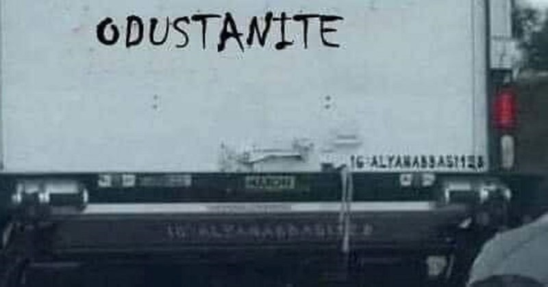 Poruka na kamionu očigledno umornog kamiondžije nasmijala je mreže, lajkaju je tisuće