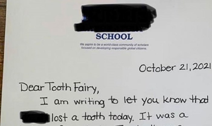 Izgubila je zub u školi i bojala se da ju Zubić vila neće nagraditi, reakcija učiteljice je divna!