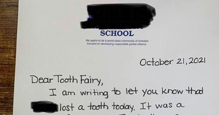 Izgubila je zub u školi i bojala se da ju Zubić vila neće nagraditi, reakcija učiteljice je divna!