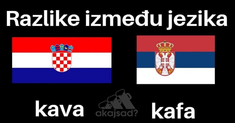 Netko je napravio popis razlika u hrvatskom i srpskom jeziku, susjedima se neće baš svidjeti