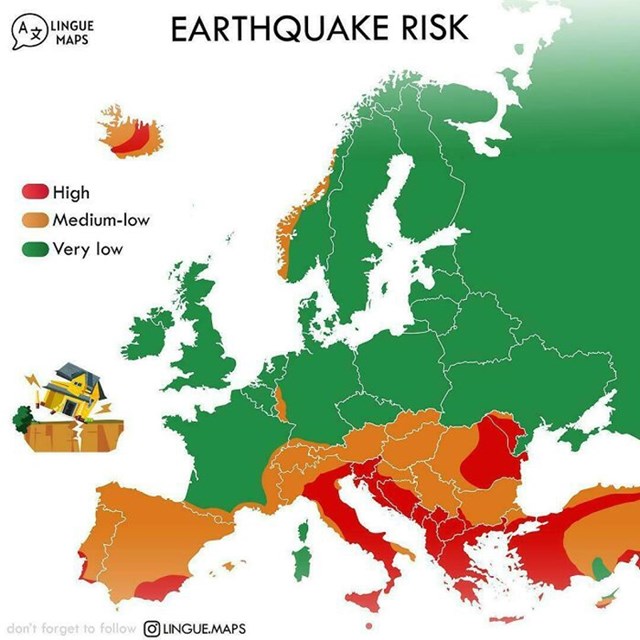 Rizik od potresa u Europi