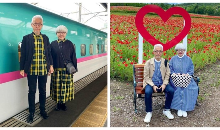 Savršen spoj: Japanski par u braku je 44 godine i svaki dan usklađuju outfit. Hit su!