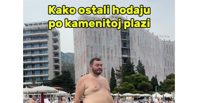 Video prikazuje dvije skupine ljudi koje postoje na plaži, nasmijao je tisuće