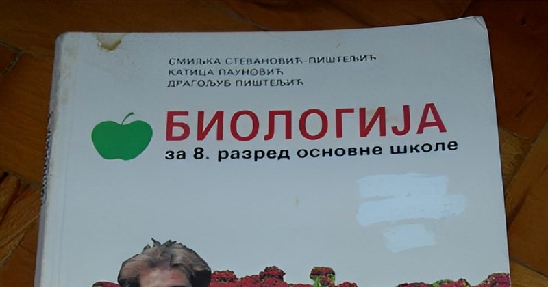 Naslovnica udžbenika iz biologije iz Srbije obišla je svijet, odmah ćete vidjeti zašto je hit
