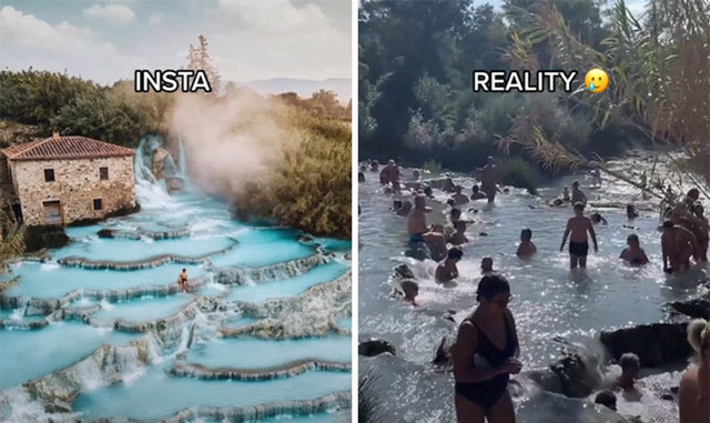 Terme di Saturnia: Kupanje u masi