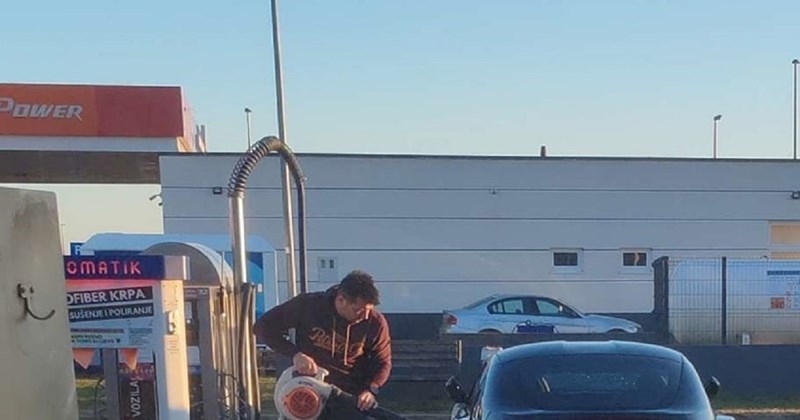 Hit fotka iz Čakovca obišla je Hrvatsku, morate vidjeti što radi tip sa svojim BMW-om