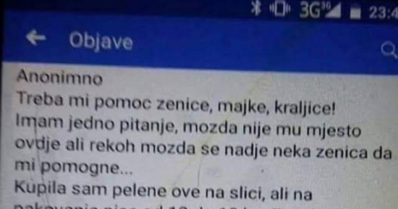 Pitanje jedne mame oko djece i pelena brzinom munje se širi Fejsom, morate vidjeti