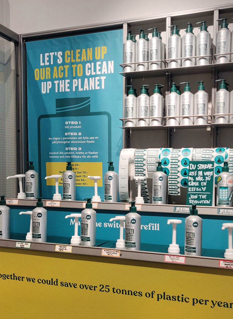 U ovoj trgovini u Stockholmu možete napuniti prazne bočice šampona i kupke, te tako očuvati okoliš