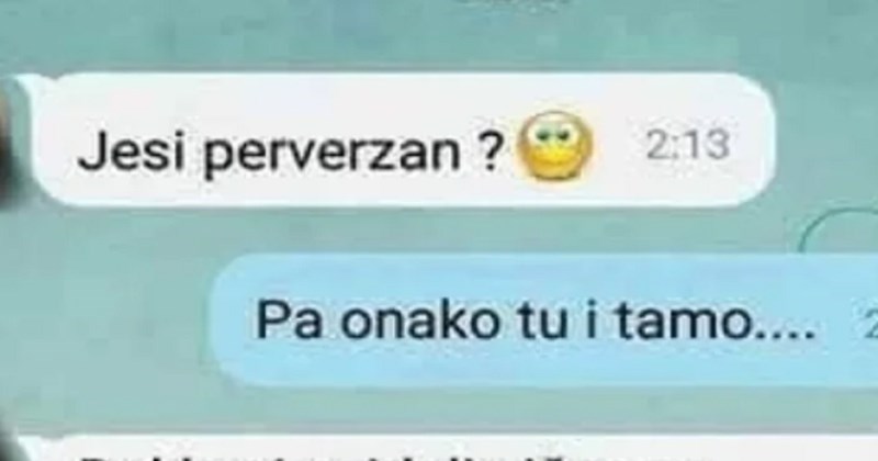 Dopisivanje cure i dečka postalo je hit u regiji zbog njegovog urnebesnog odgovora, morate vidjeti