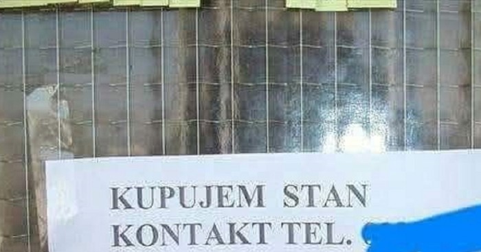 Na oglasnu ploču je zalijepio da kupuje stan, sad svi dijele oglas zbog urnebesnog dodatka