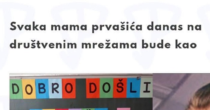 Fora prikazuje što sve, ali sve mame prvašića objavljuju ovaj tjedan. Teški je hit!