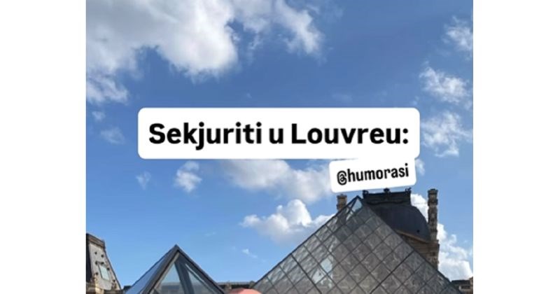 Ekipa na mrežama masovno se sprda s krađom u Louvreu, evo najboljih fora