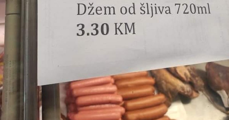 Prizor iz dućana u BiH apsolutni je hit u regiji, urnebesna greška u nazivu artikla će vas oduševiti