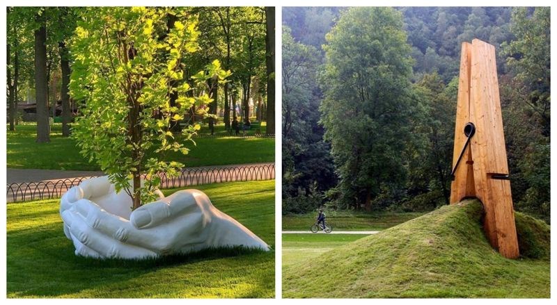 16 umjetničkih instalacija, savršeno uklopljenih u prirodu oko njih, pravi su primjer kreativnosti