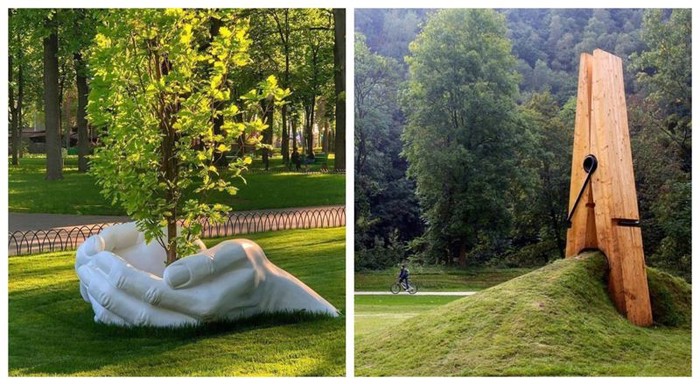 16 umjetničkih instalacija, savršeno uklopljenih u prirodu oko njih, pravi su primjer kreativnosti