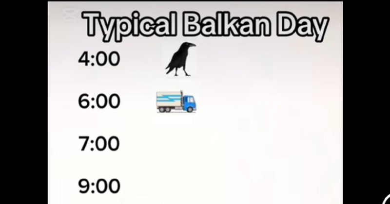 Netko je napravio video zvukova jednog tipičnog dana na Balkanu, Hrvati će se definitivno složiti