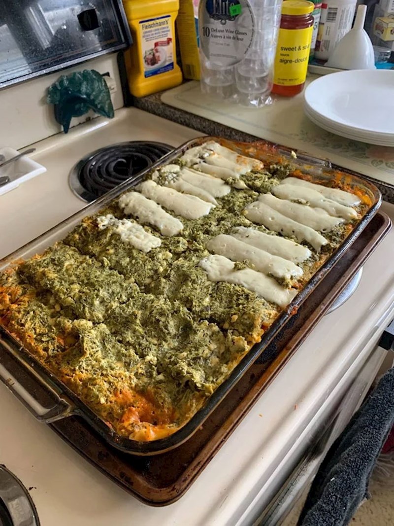 Moja svekrva je ovo poslužila za ručak. Srećom, bila sam u parku sa svojim sinom i muž me upozorio da se ne vraćam