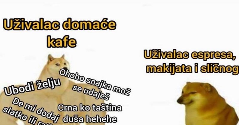 Razlike između ljudi koji piju tursku kavu i ove blaže vrste hit su na IG-u, prekomične su